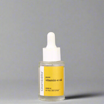Glambella Vitamin E Oil, Pharma Grade, For Healthy Skin, Hair & Nails, Non-Sticky, Non-Greasy & Lightweight – 30ml