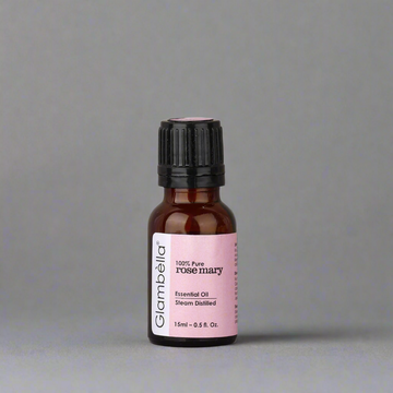 Glambella Rosemary Essential Oil, For Hair Growth, Hair Fall Control & Skin Care – Pure, Natural & Undiluted – 15ml