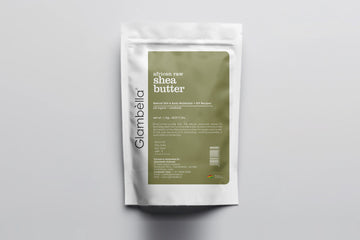 Glambella Raw & Unrefined African Shea Butter (1kg) – Bulk Pack for DIY Skincare & Haircare Creations